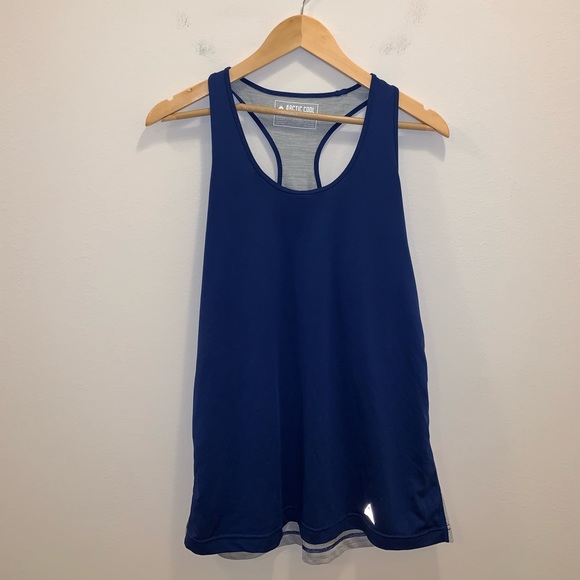 Arctic Cool Blue & Gray Athletic tank top size XL - Picture 1 of 6